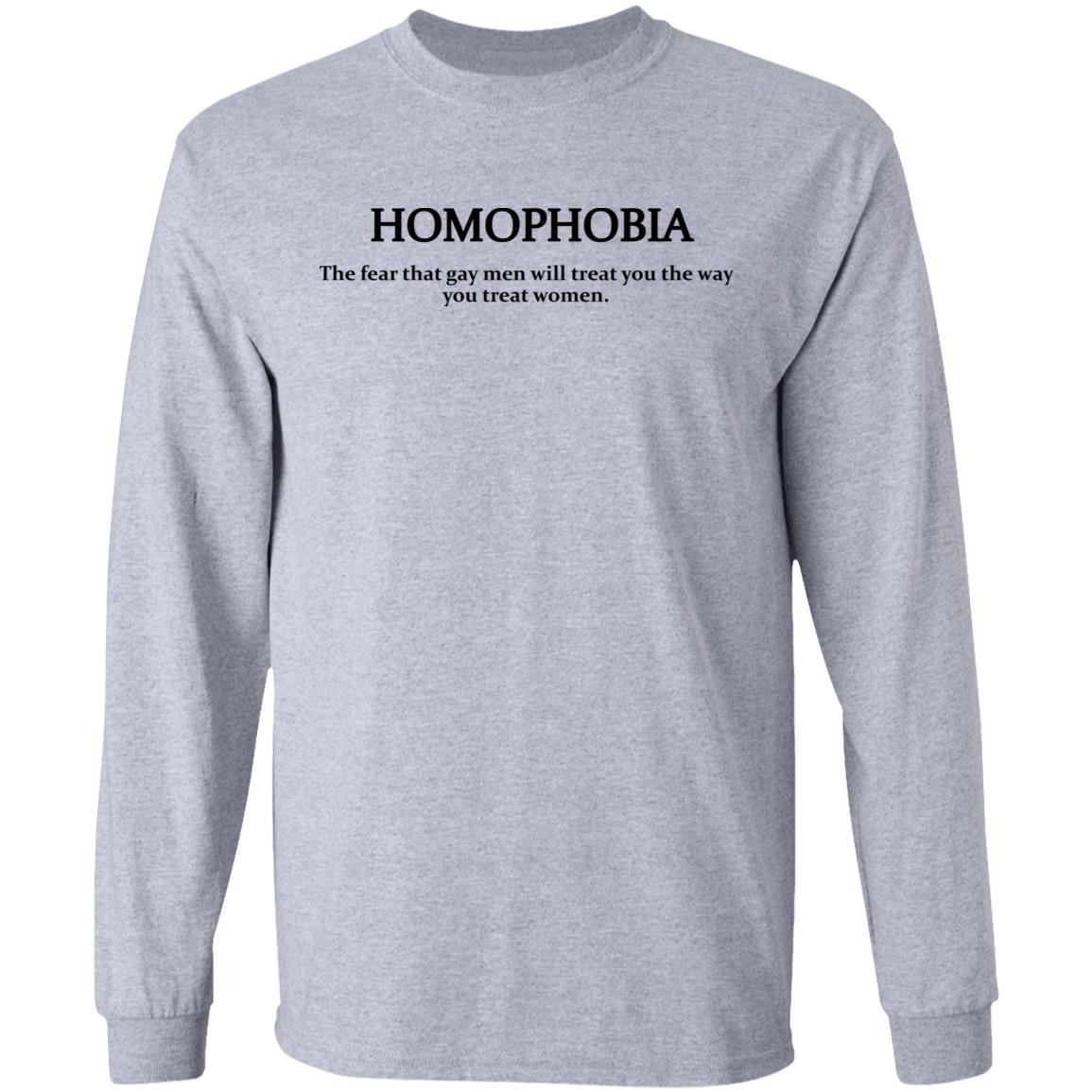 HOMOPHOBIA Shirt Hoodie Sweatshirt - Teechipus