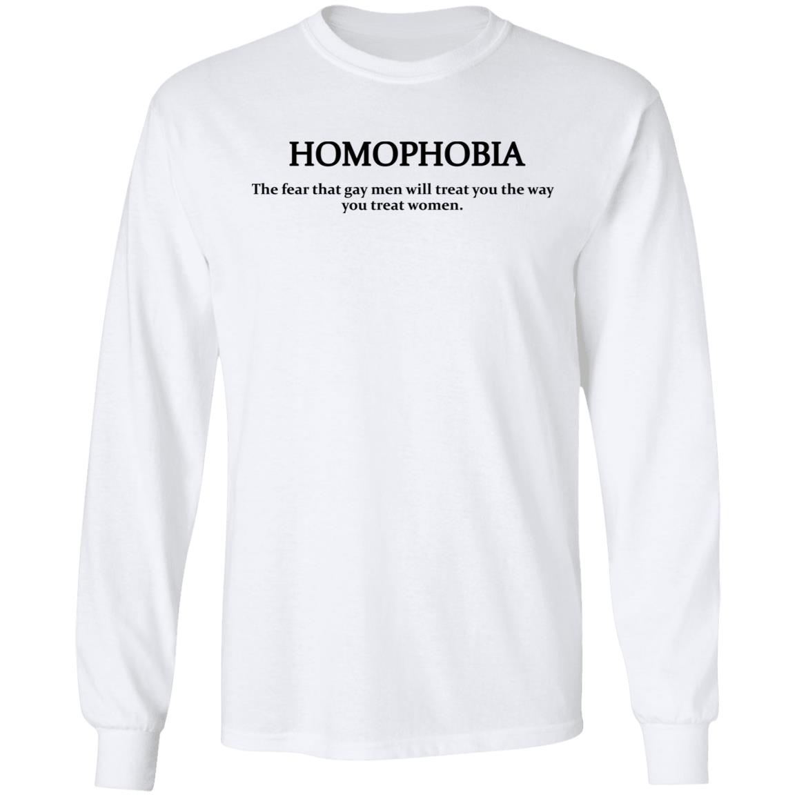 HOMOPHOBIA Shirt Hoodie Sweatshirt - Teechipus
