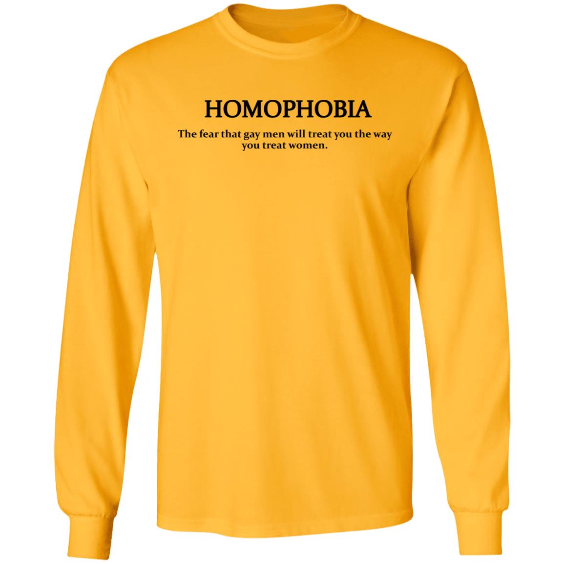 HOMOPHOBIA Shirt Hoodie Sweatshirt - Teechipus