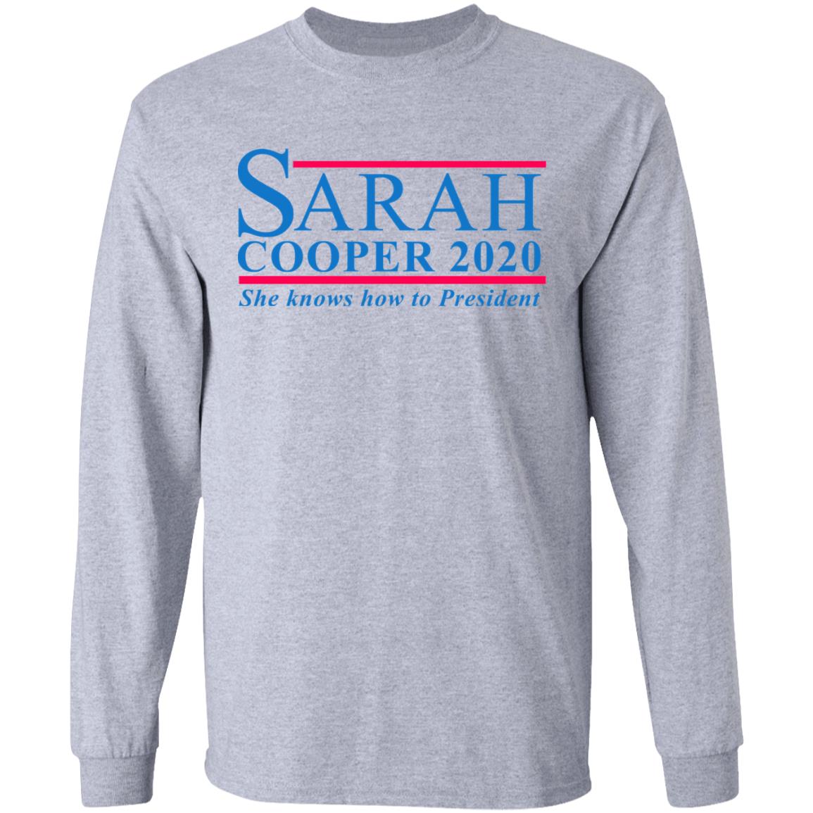 Sarah Cooper For President Shirt Hoodie Sweatshirt - Teechipus