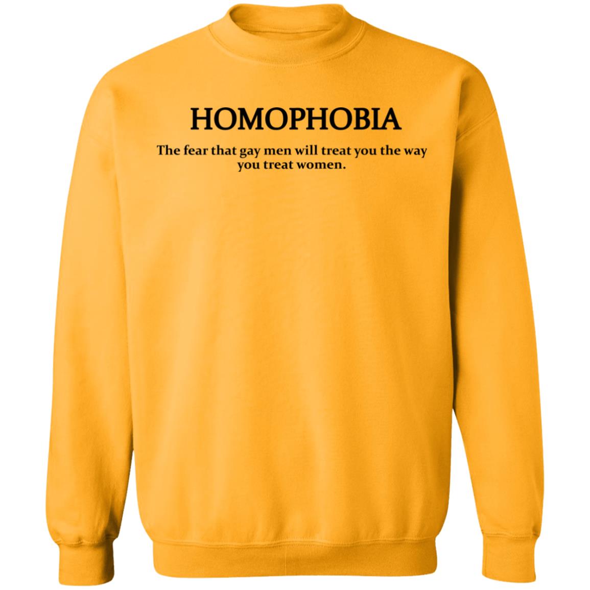 HOMOPHOBIA Shirt Hoodie Sweatshirt - Teechipus