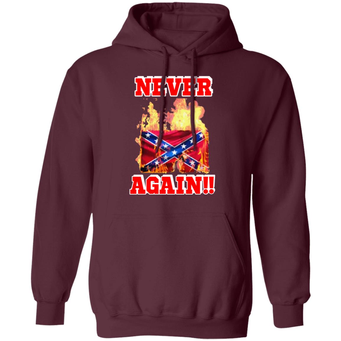 Burning The Confederate Flag SHIRT Hoodie Sweatshirt - Teechipus