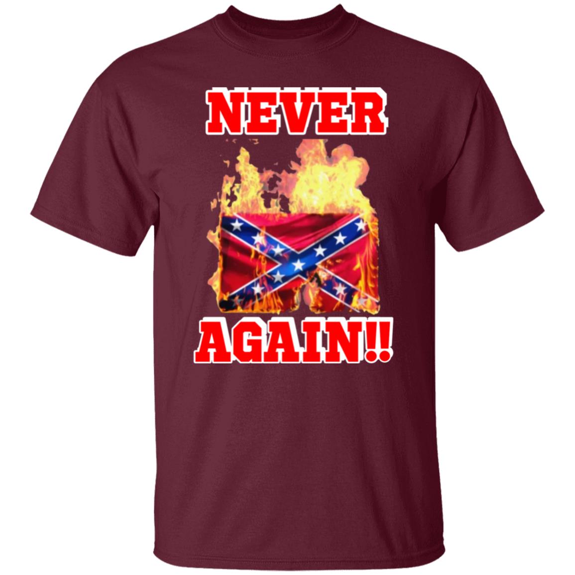 Burning The Confederate Flag SHIRT Hoodie Sweatshirt - Teechipus