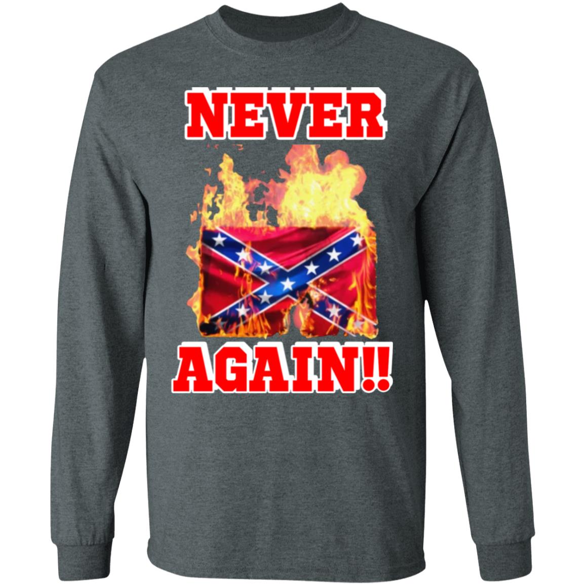 Burning The Confederate Flag SHIRT Hoodie Sweatshirt - Teechipus