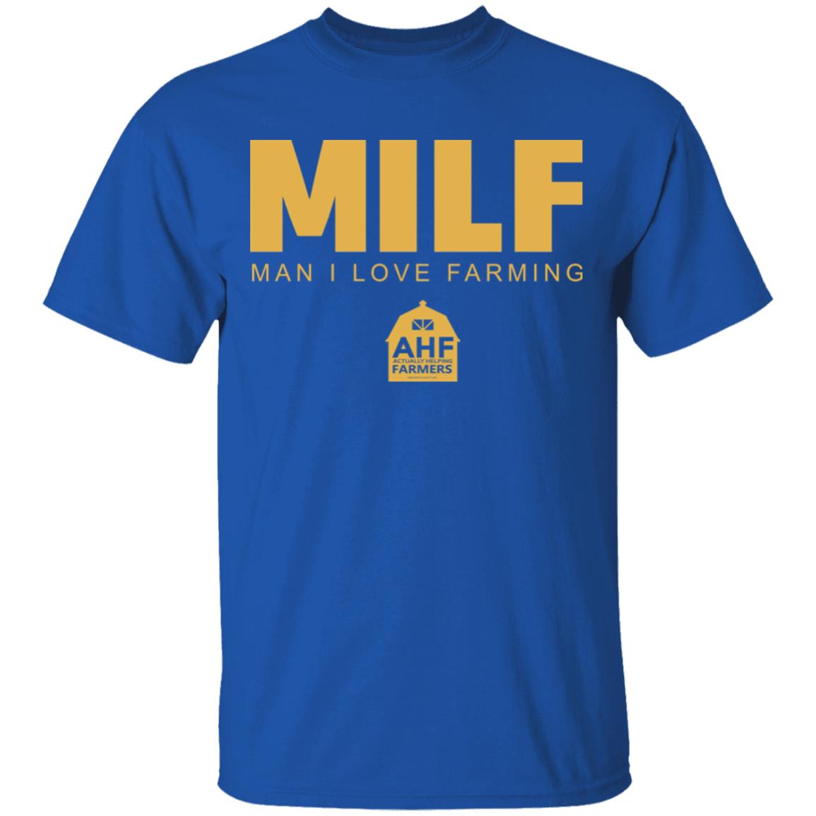 Milf Man I Love Farming Shirt Black hoodie sweatshirt - Teechipus
