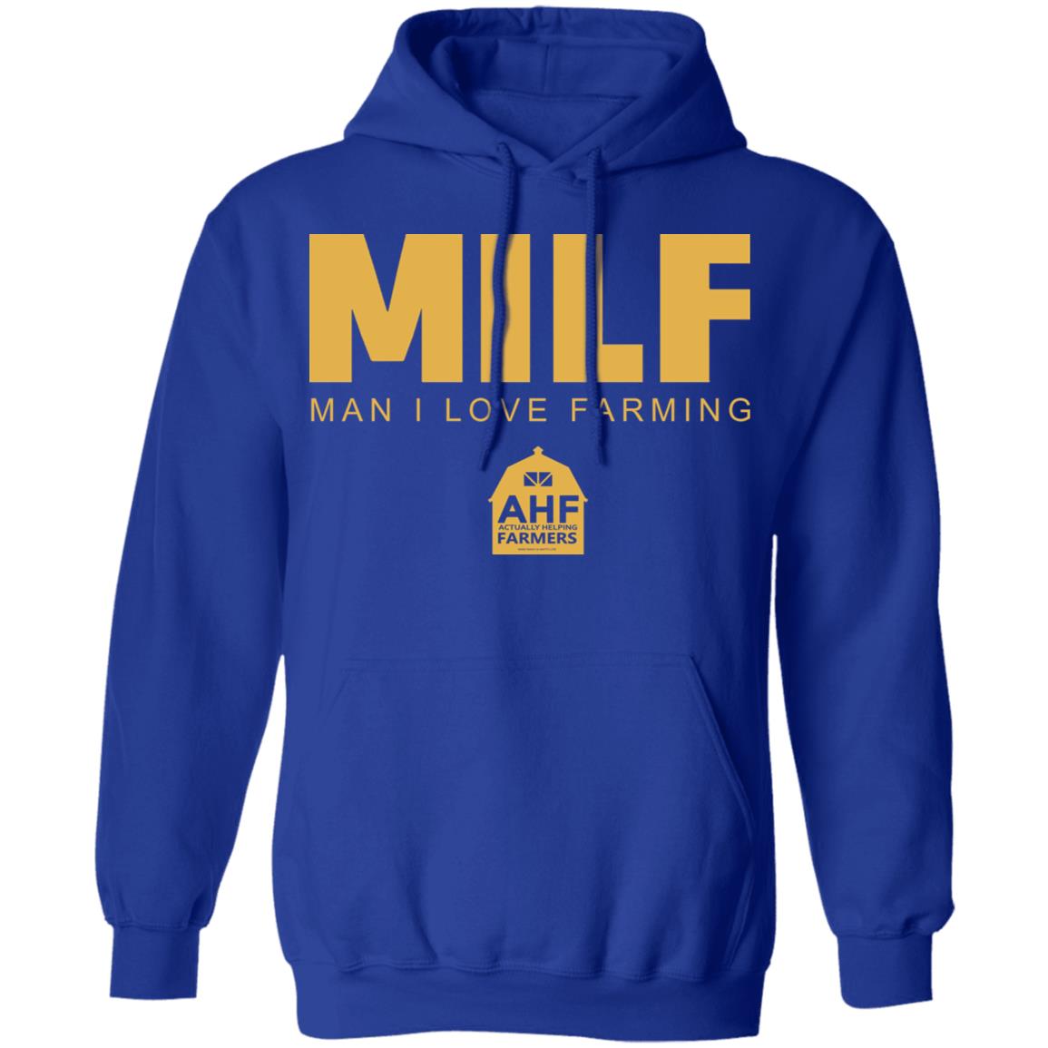 Milf Man I Love Farming Shirt Black hoodie sweatshirt - Teechipus