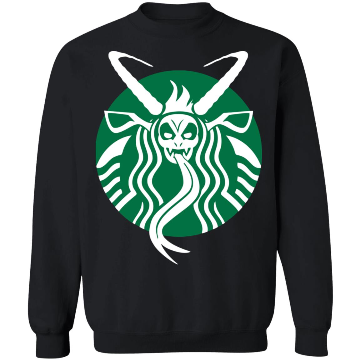 Krampuspresso Shirt Black hoodie sweatshirt - Teechipus