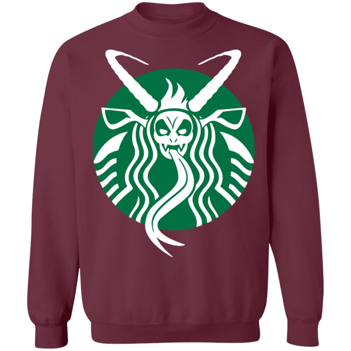 Krampuspresso Shirt Black hoodie sweatshirt - Teechipus