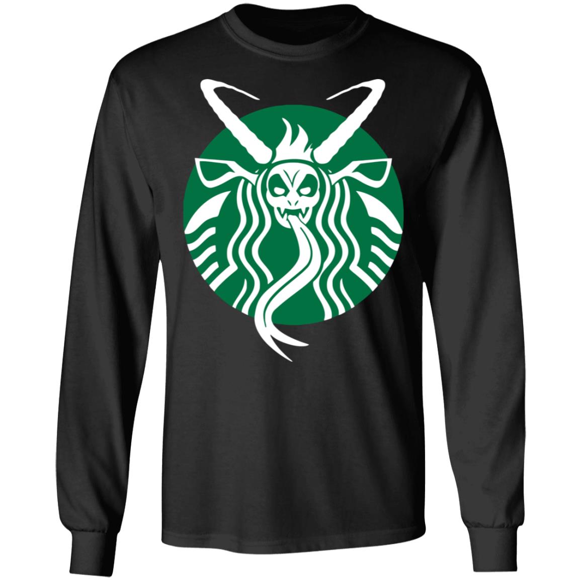 Krampuspresso Shirt Black hoodie sweatshirt - Teechipus