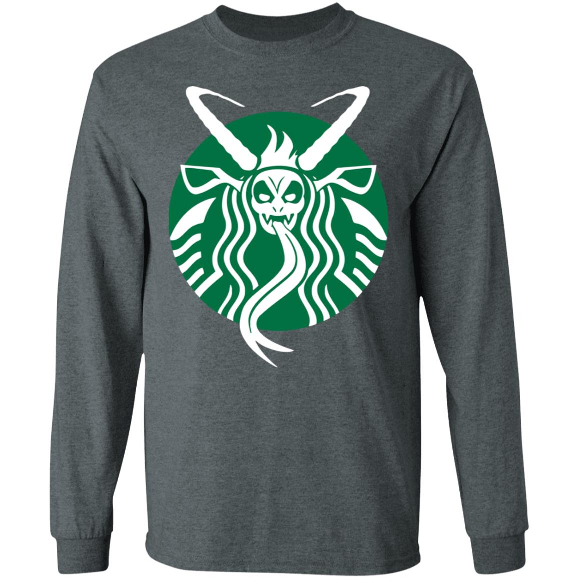 Krampuspresso Shirt Black hoodie sweatshirt - Teechipus