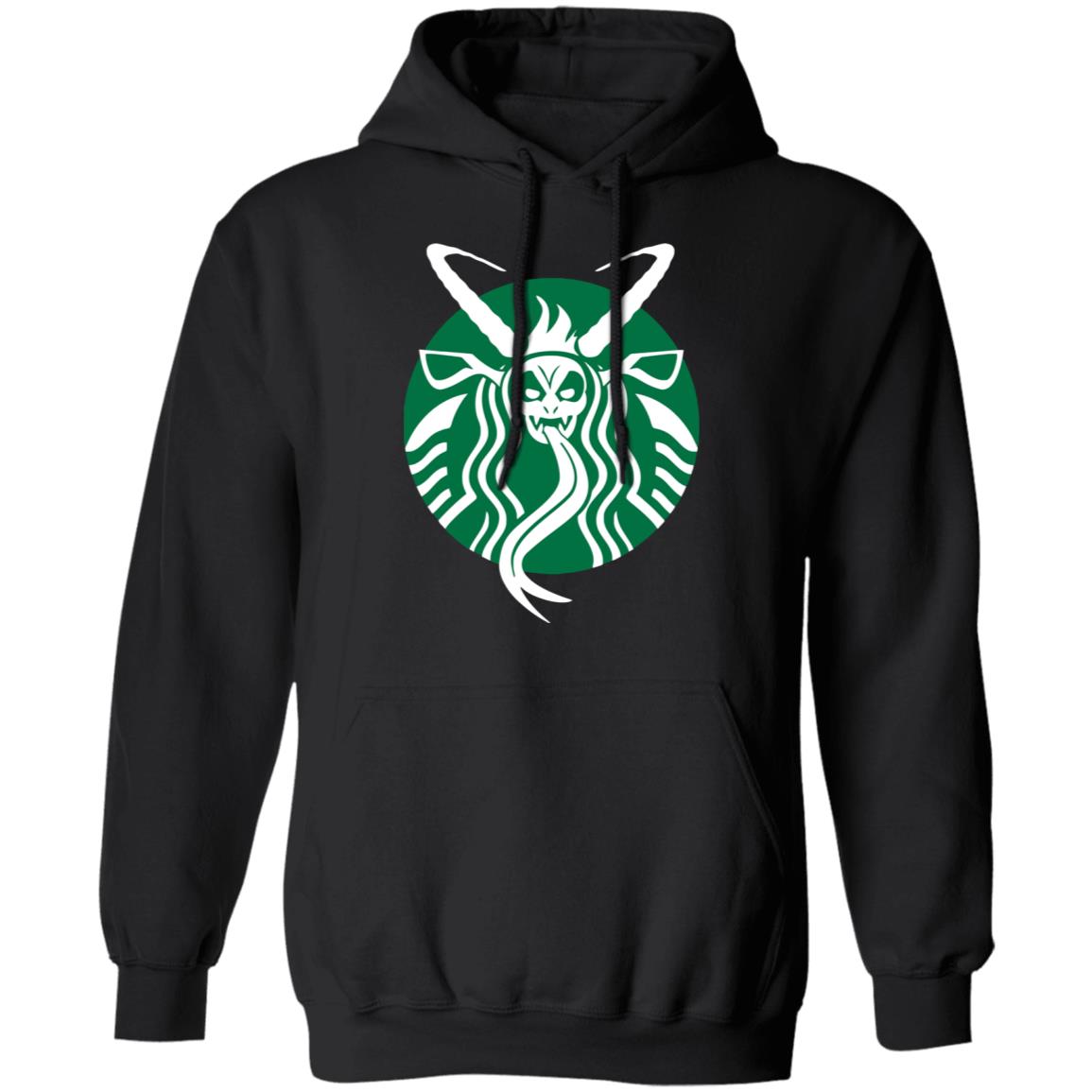 Krampuspresso Shirt Black hoodie sweatshirt - Teechipus