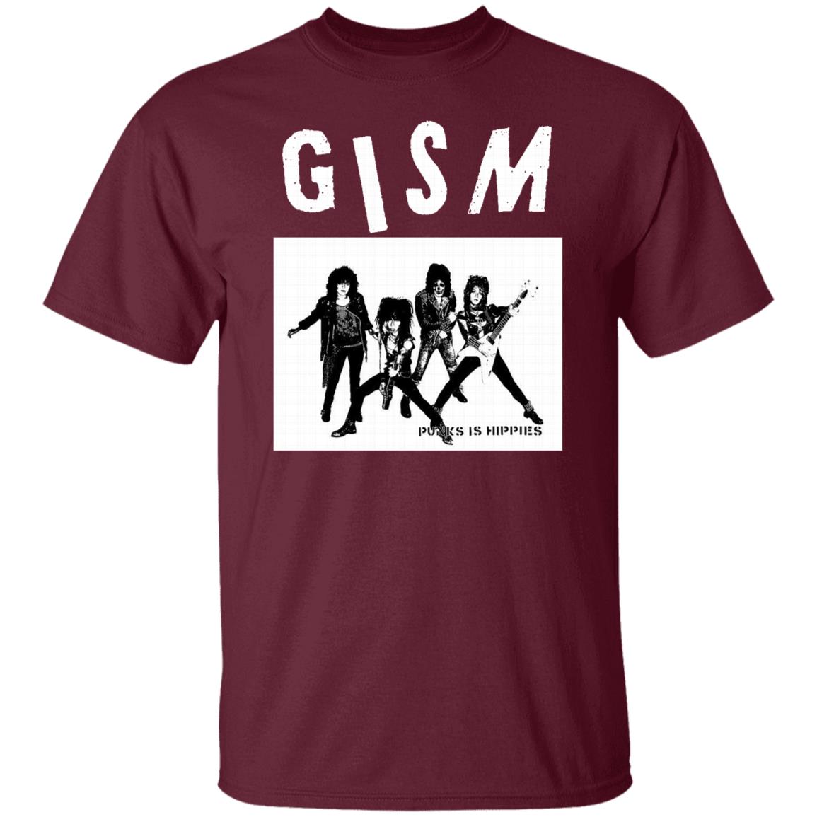 Gism - Punk Is Hippies Shirt Black hoodie sweatshirt Gism - Punk Is Hippies Shirt Black hoodie sweatshirt