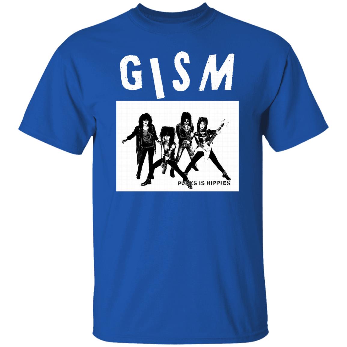 Gism - Punk Is Hippies Shirt Black hoodie sweatshirt - Teechipus