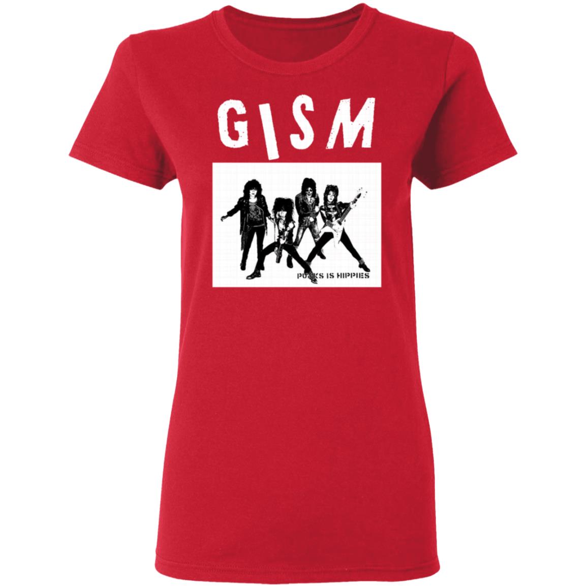 Gism - Punk Is Hippies Shirt Black hoodie sweatshirt - Teechipus