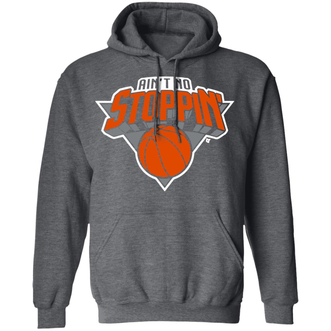 AIN'T NO STOPPIN' NEW YORK Shirt Black hoodie sweatshirt - Teechipus