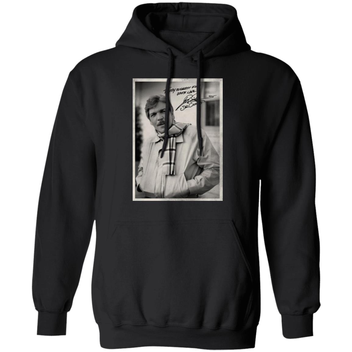 WITH LOVE  DR. CHALLIS Shirt Black hoodie sweatshirt - Teechipus