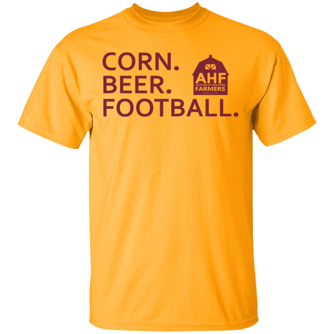 Corn Beer Football T Shirt Hoodie Sweatshirt - Teechipus