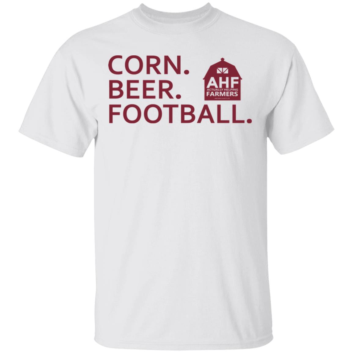 Corn Beer Football T Shirt Hoodie Sweatshirt - Teechipus