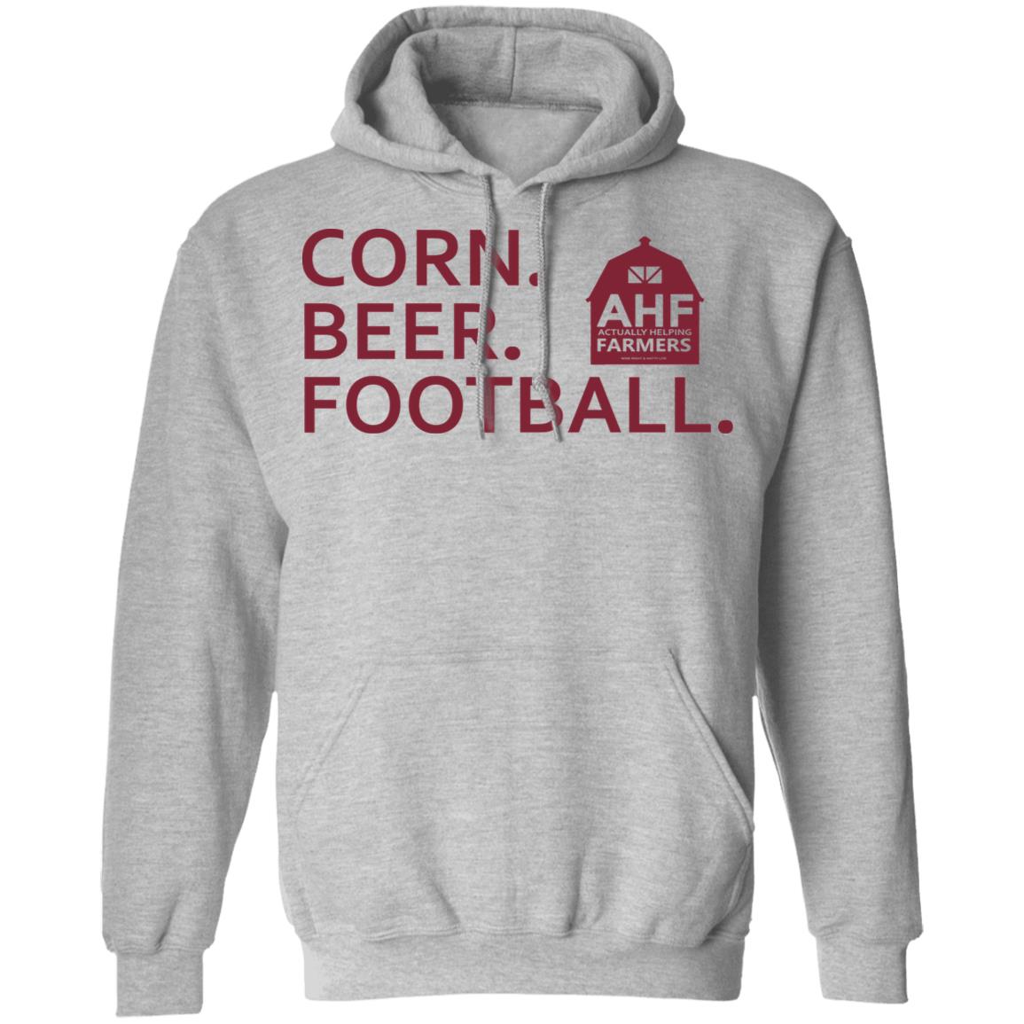 Corn Beer Football T Shirt Hoodie Sweatshirt - Teechipus