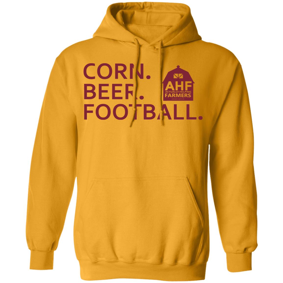 Corn Beer Football T Shirt Hoodie Sweatshirt - Teechipus