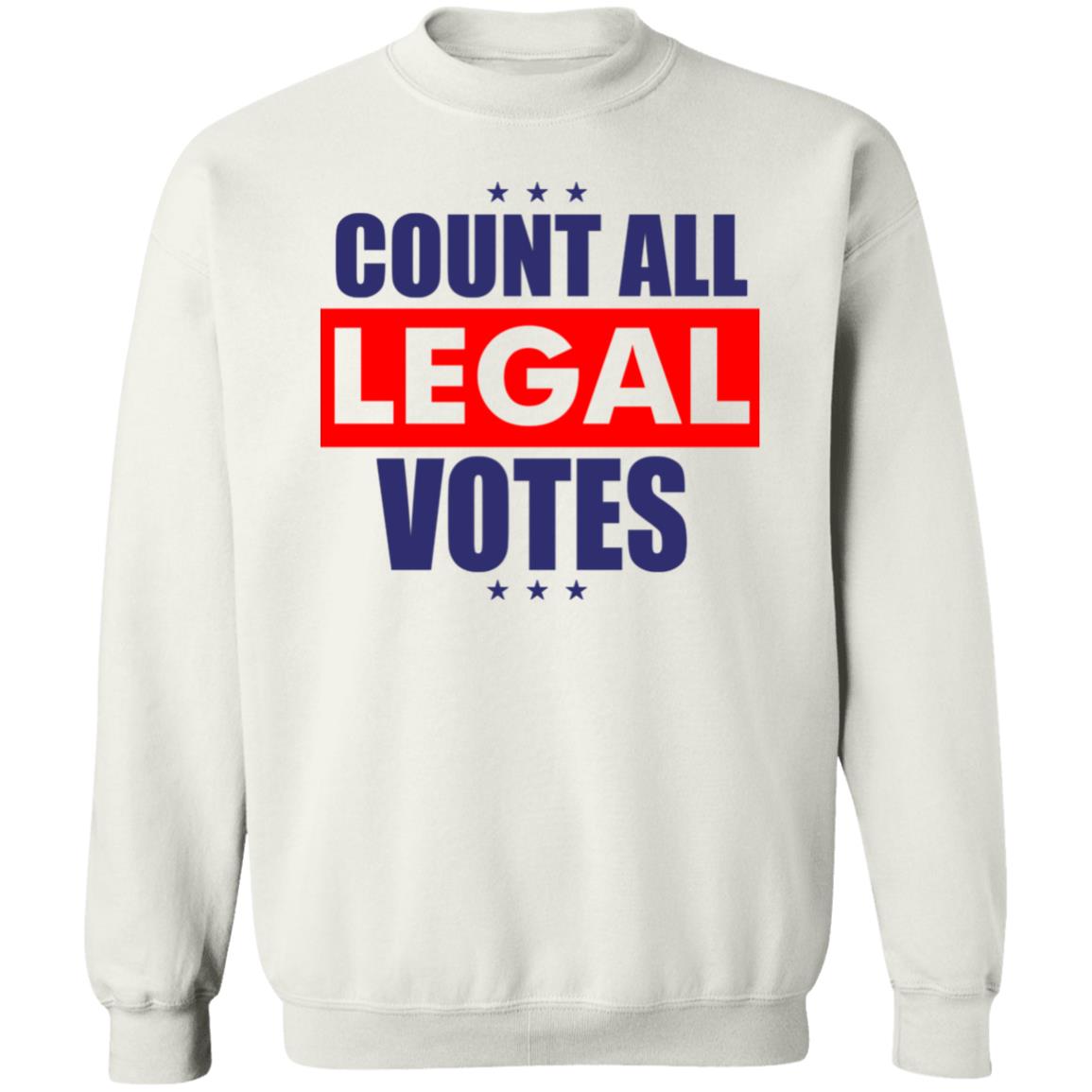 COUNT ALL LEGAL VOTES Shirt Hoodie Sweatshirt - Teechipus