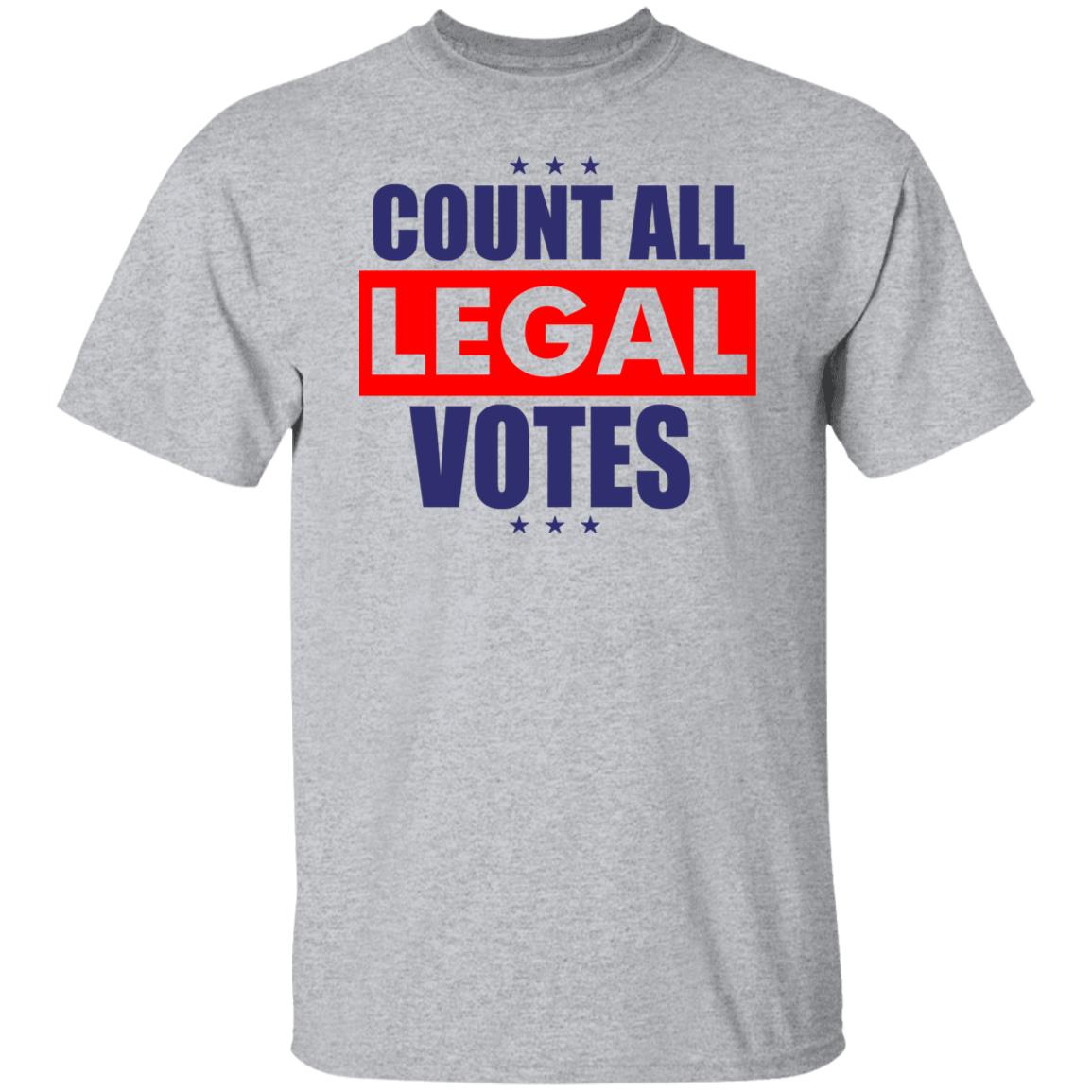 COUNT ALL LEGAL VOTES Shirt Hoodie Sweatshirt - Teechipus