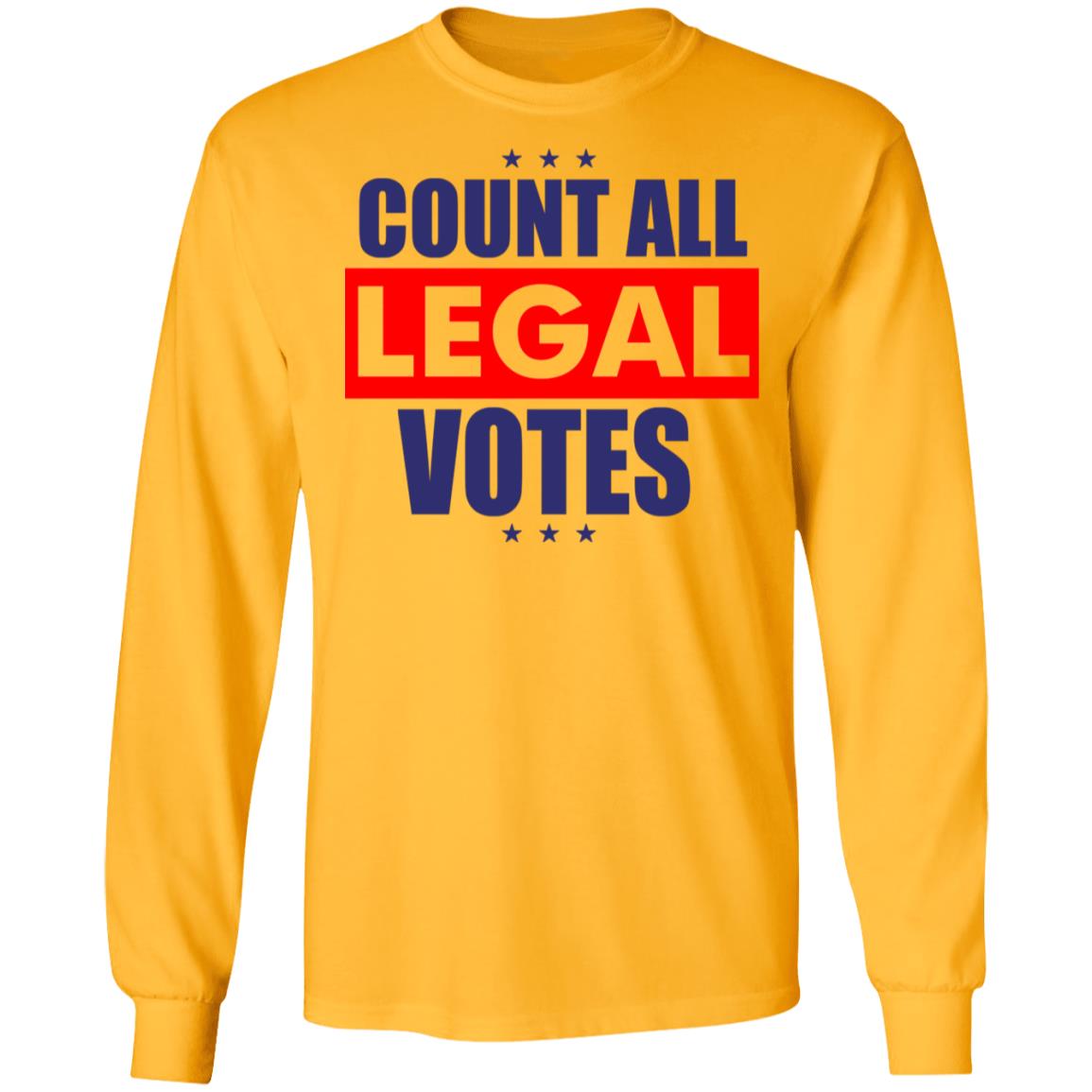 COUNT ALL LEGAL VOTES Shirt Hoodie Sweatshirt - Teechipus