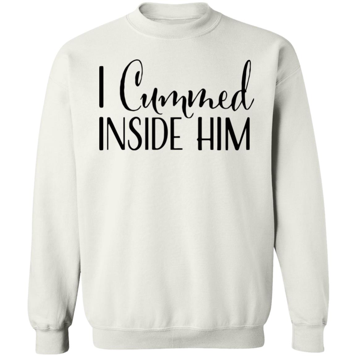 I Cummed Inside Him T Shirt Tell Your Loved Ones You're Expecting with Class - Teechipus