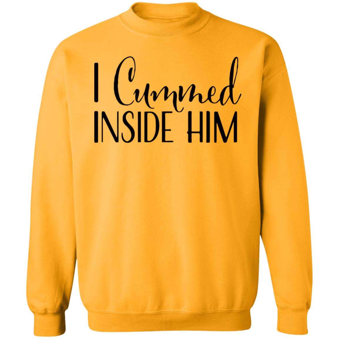 I Cummed Inside Him T Shirt Tell Your Loved Ones You're Expecting with Class - Teechipus