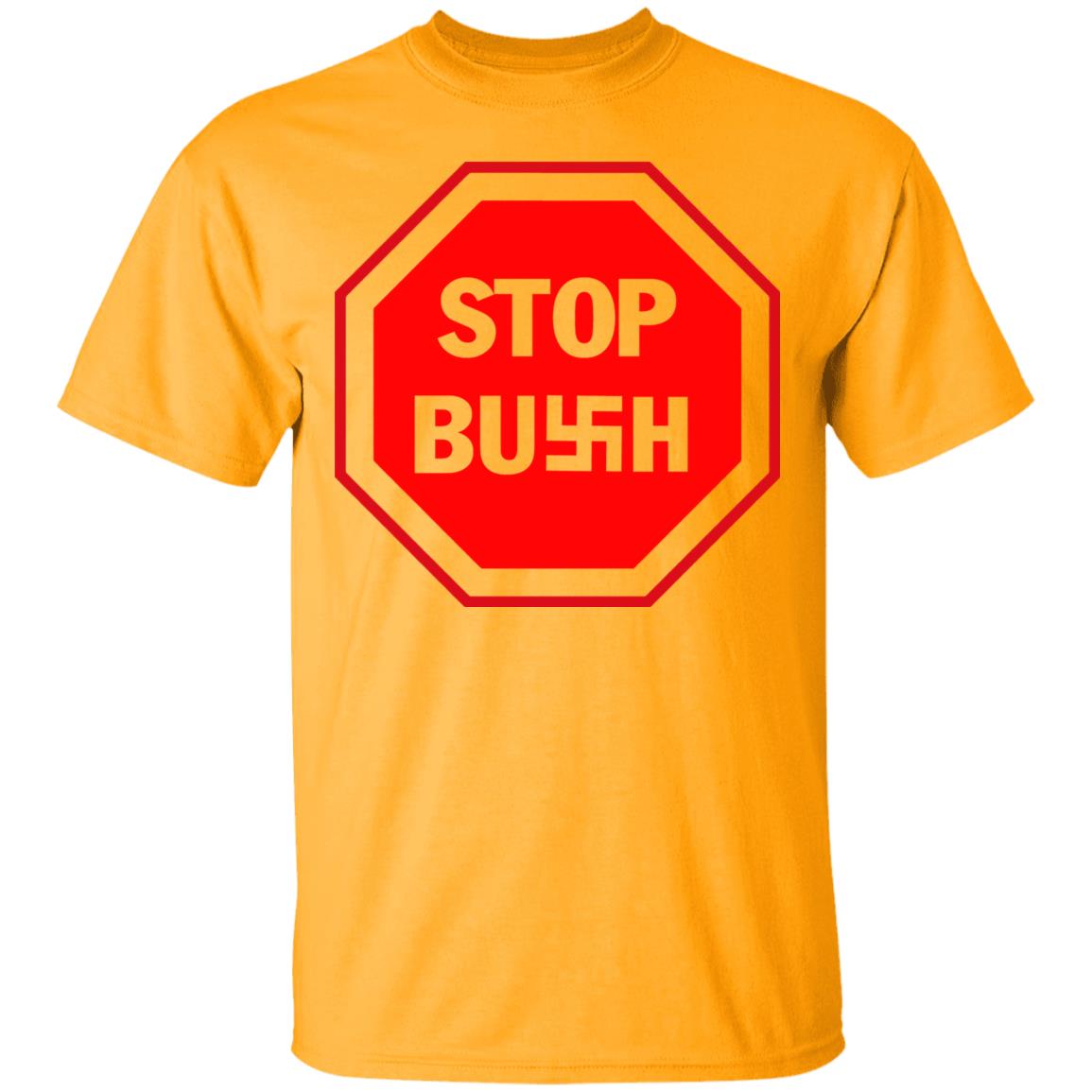 New Punk Voter 'Stop Bush' Black Shirt Hoodie Sweatshirt And T Shirt - Teechipus