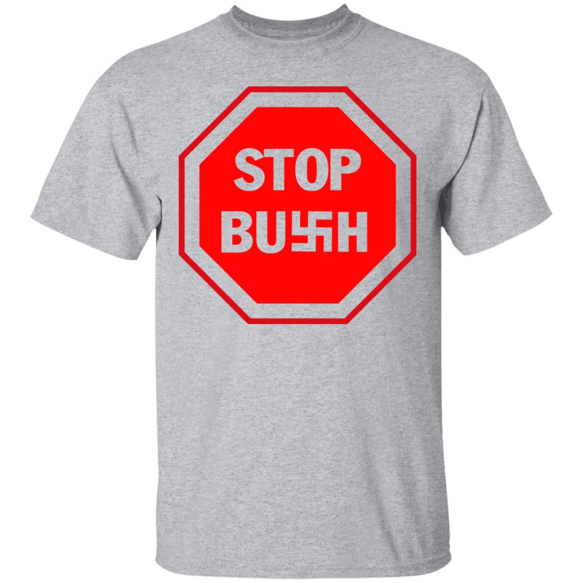 New Punk Voter 'Stop Bush' Black Shirt Hoodie Sweatshirt And T Shirt - Teechipus