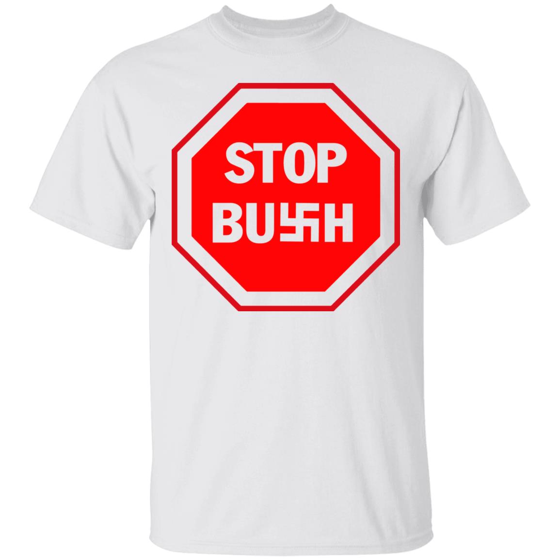 New Punk Voter 'Stop Bush' Black Shirt Hoodie Sweatshirt And T Shirt - Teechipus