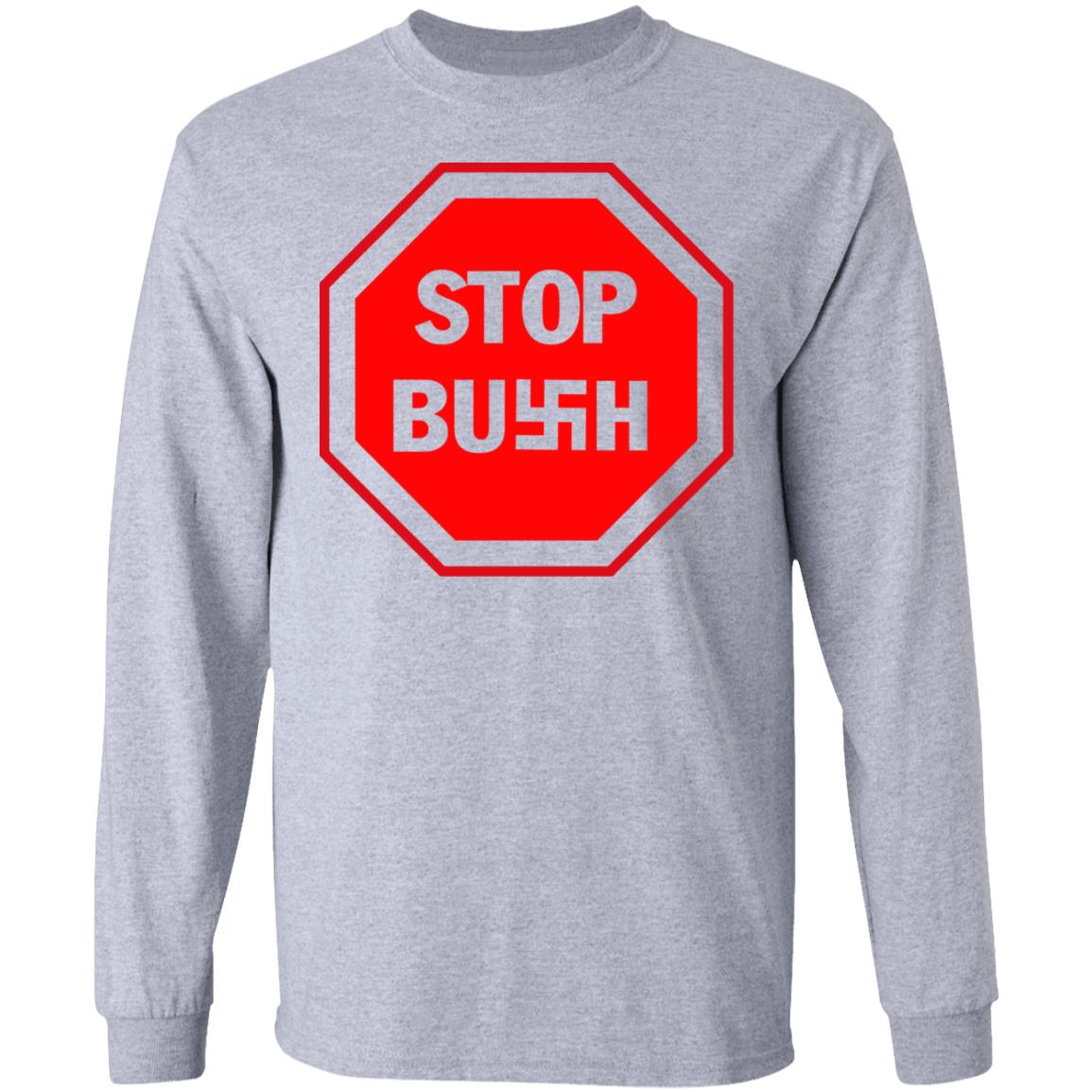 New Punk Voter 'Stop Bush' Black Shirt Hoodie Sweatshirt And T Shirt - Teechipus