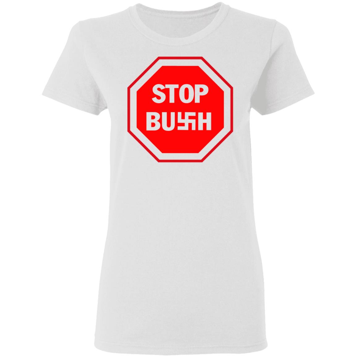 New Punk Voter 'Stop Bush' Black Shirt Hoodie Sweatshirt And T Shirt - Teechipus