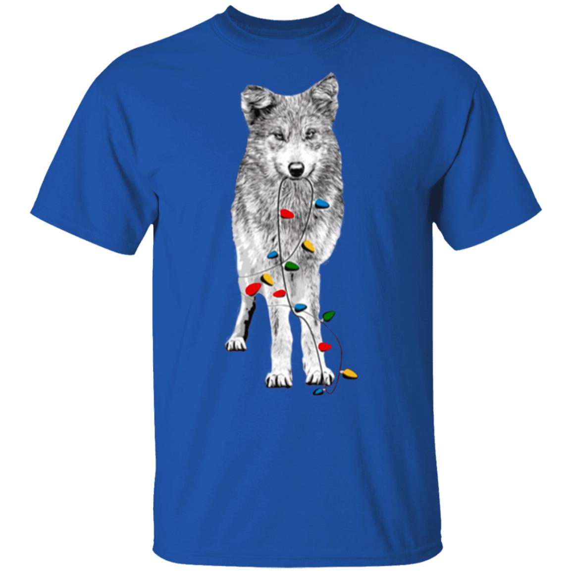Holiday Wolf Shirt Hoodie Sweatshirt And T Shirt - Teechipus