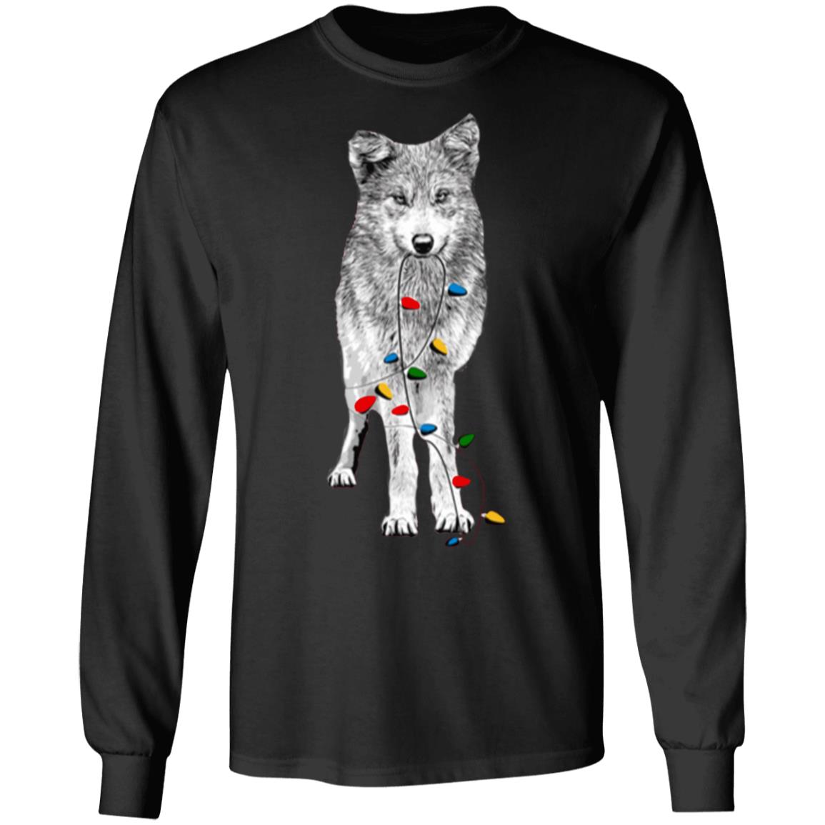 Holiday Wolf Shirt Hoodie Sweatshirt And T Shirt - Teechipus