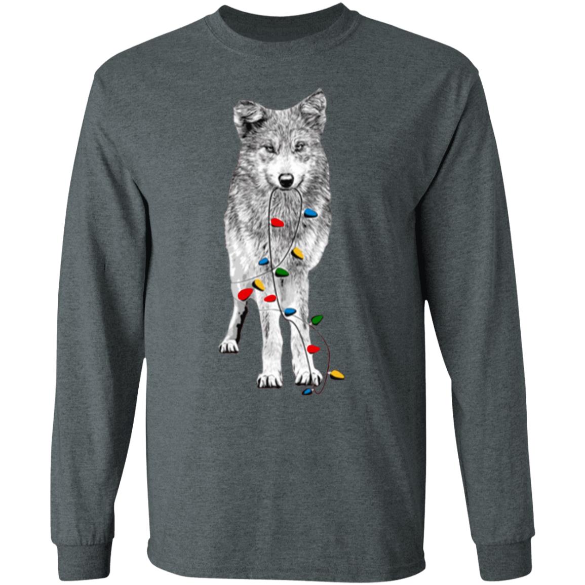 Holiday Wolf Shirt Hoodie Sweatshirt And T Shirt - Teechipus