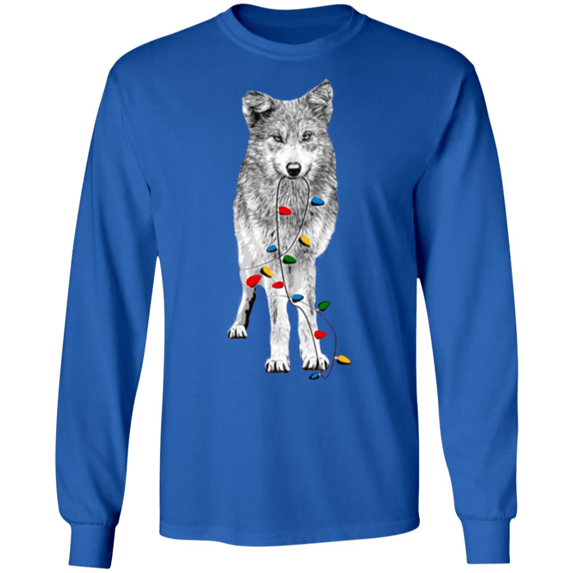 Holiday Wolf Shirt Hoodie Sweatshirt And T Shirt - Teechipus