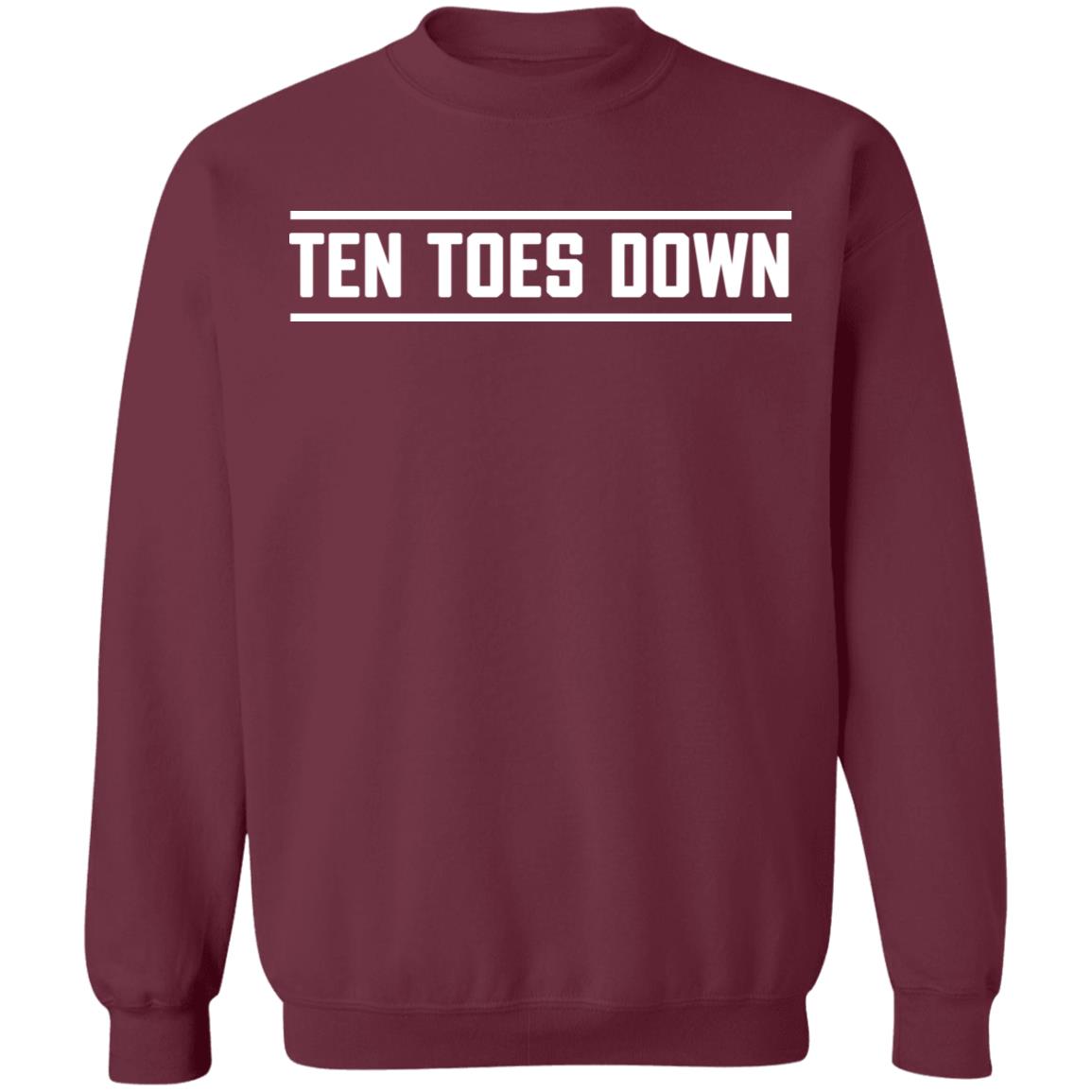 ten toes down T Shirt Hoodie Sweatshirt - Teechipus