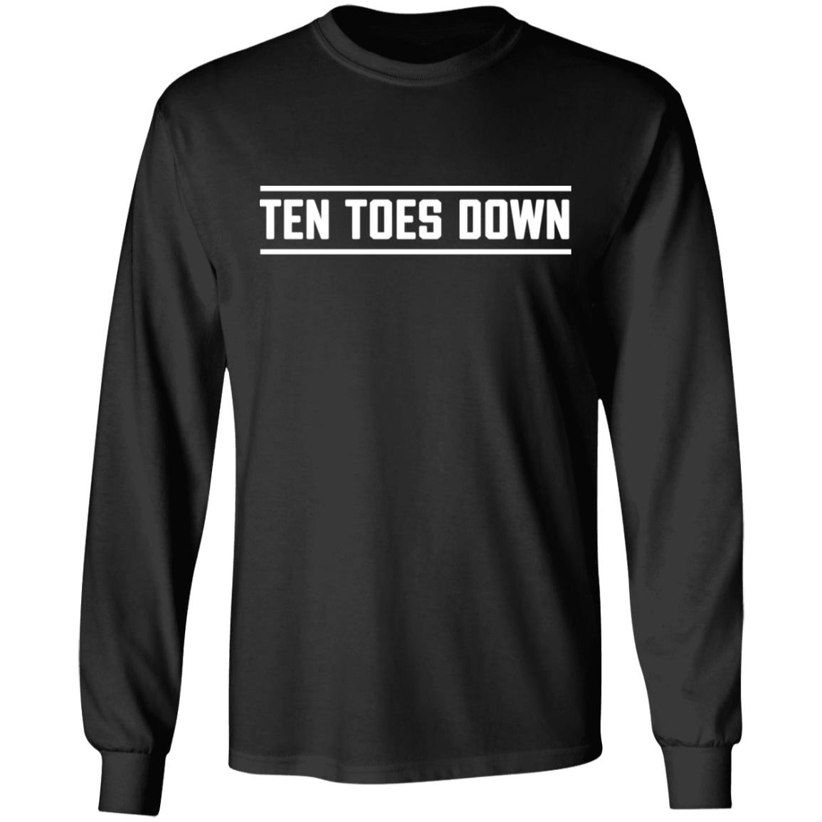 ten toes down T Shirt Hoodie Sweatshirt - Teechipus