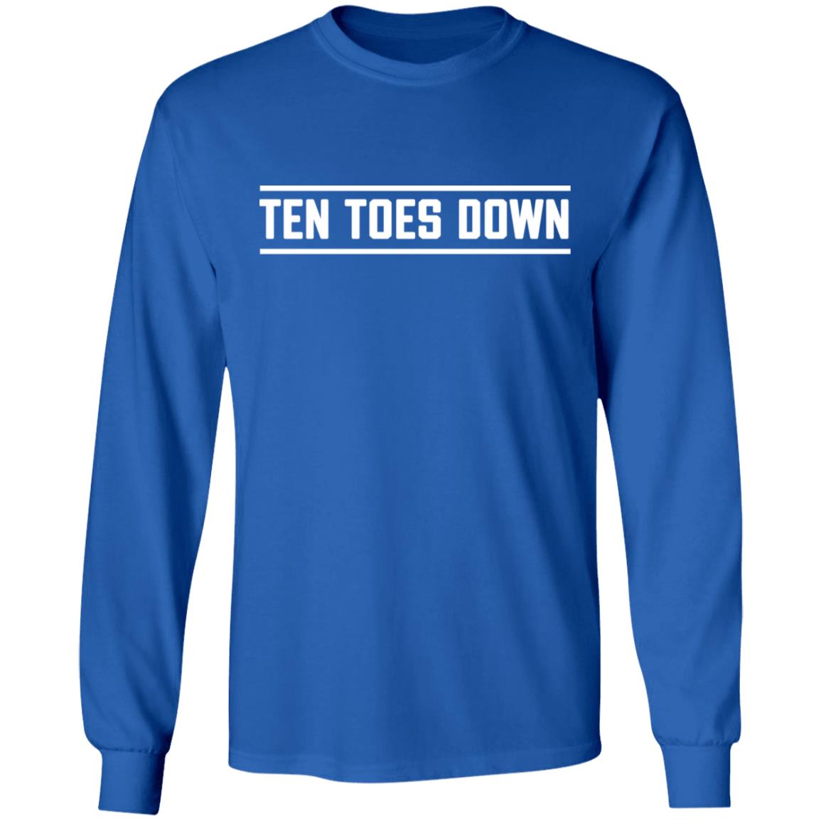 ten toes down T Shirt Hoodie Sweatshirt - Teechipus