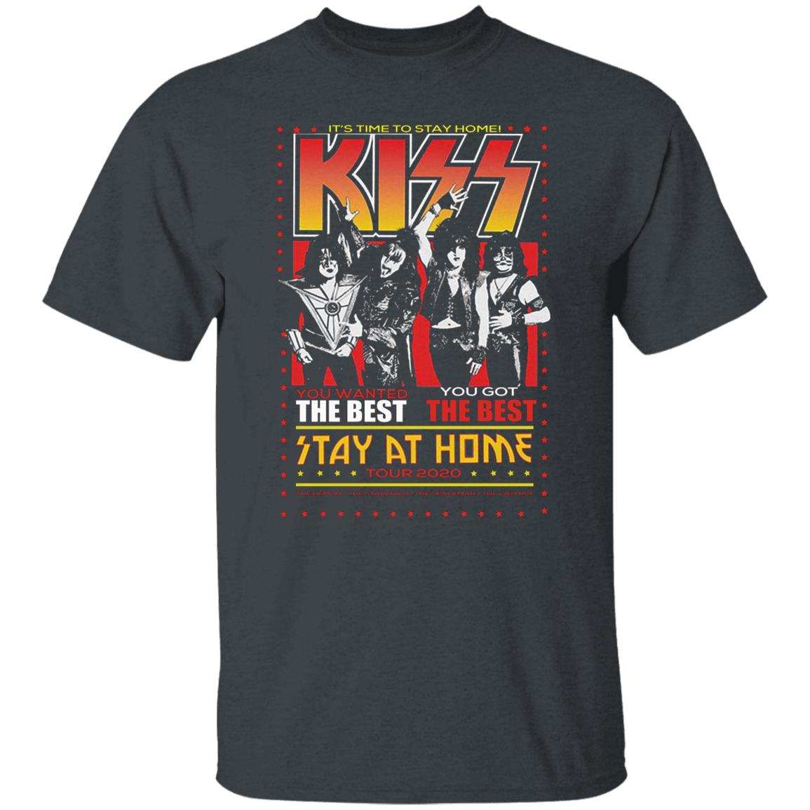 Kiss Launches Stay At Home T Shirts Hoodie Sweatshirt - Teechipus