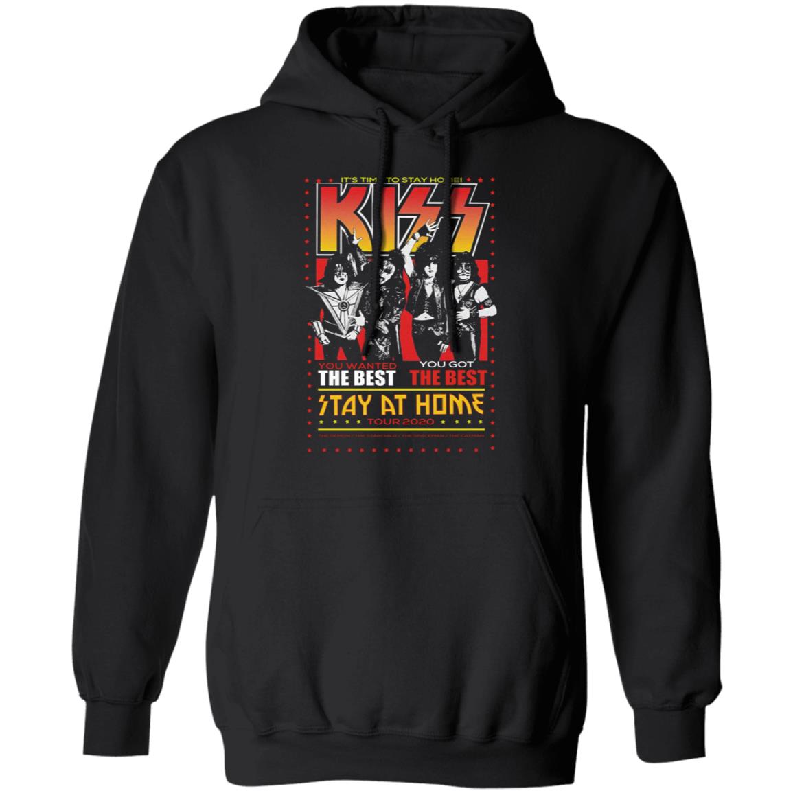 Kiss Launches Stay At Home T Shirts Hoodie Sweatshirt - Teechipus