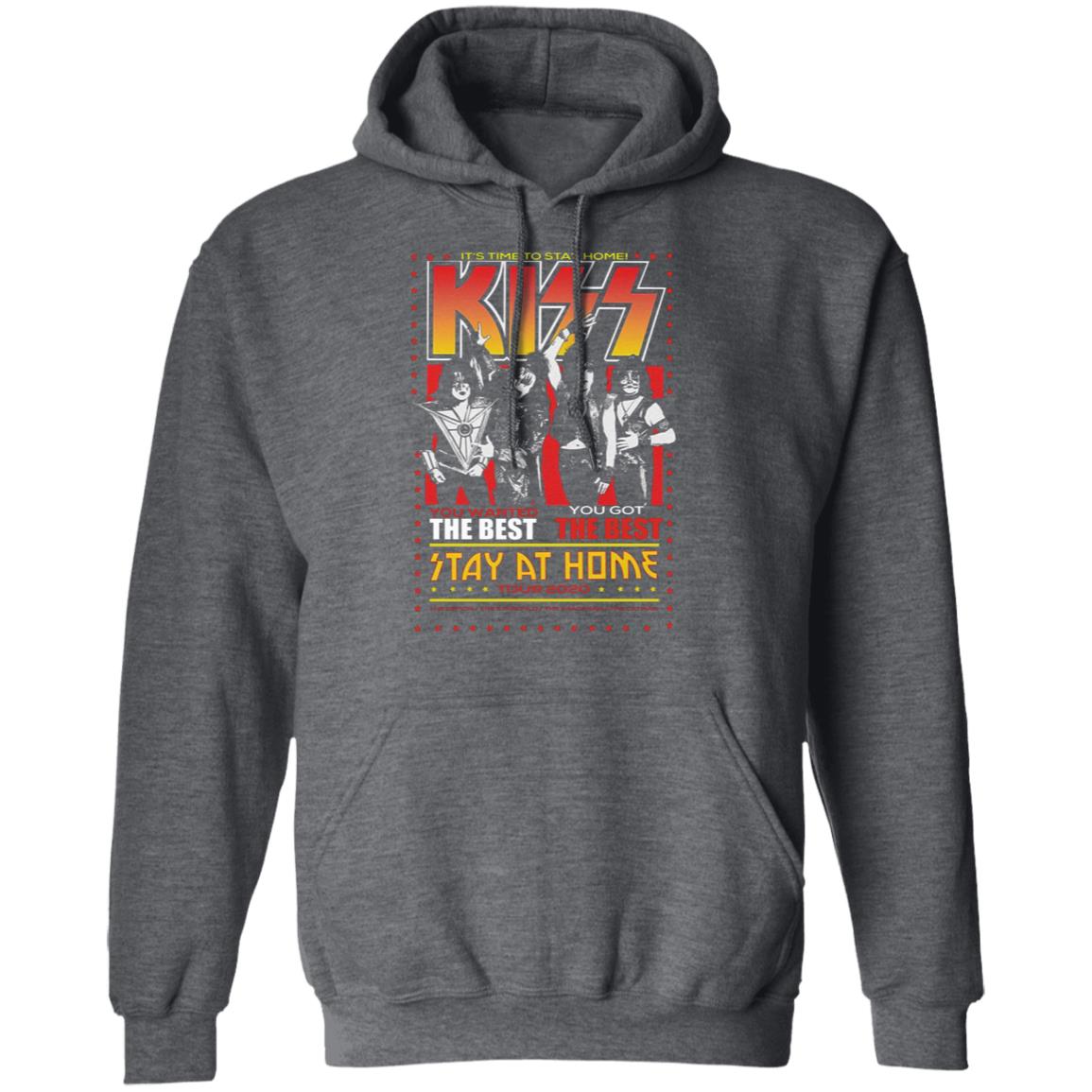 Kiss Launches Stay At Home T Shirts Hoodie Sweatshirt - Teechipus