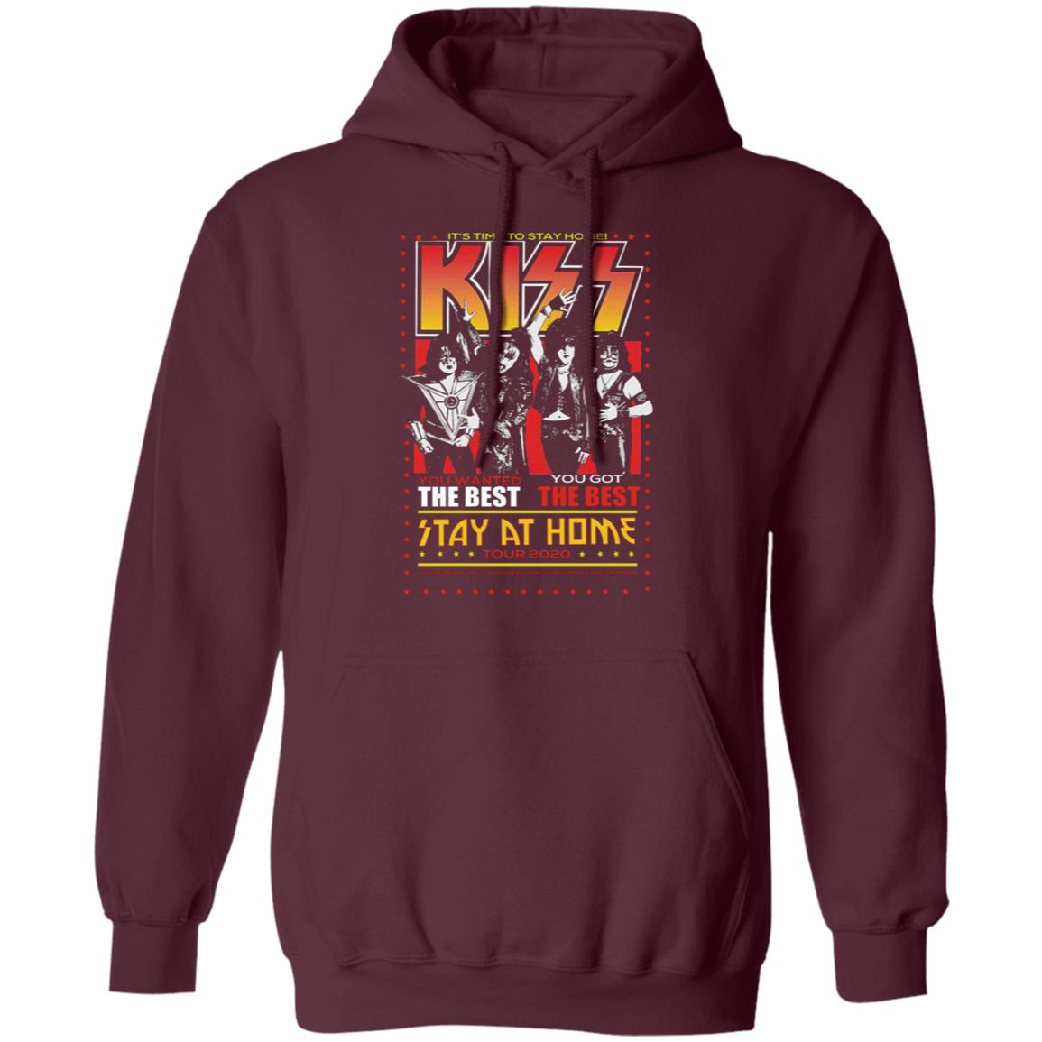 Kiss Launches Stay At Home T Shirts Hoodie Sweatshirt - Teechipus