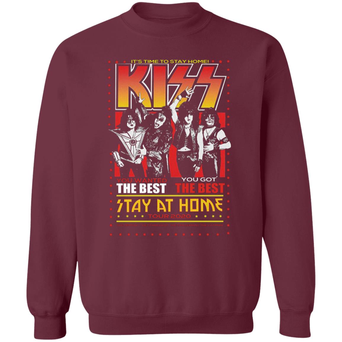 Kiss Launches Stay At Home T Shirts Hoodie Sweatshirt - Teechipus