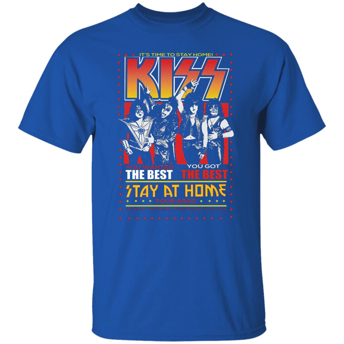 Kiss Launches Stay At Home T Shirts Hoodie Sweatshirt - Teechipus