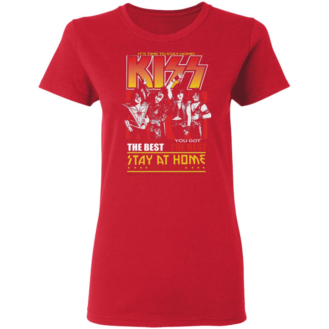 Kiss Launches Stay At Home T Shirts Hoodie Sweatshirt - Teechipus