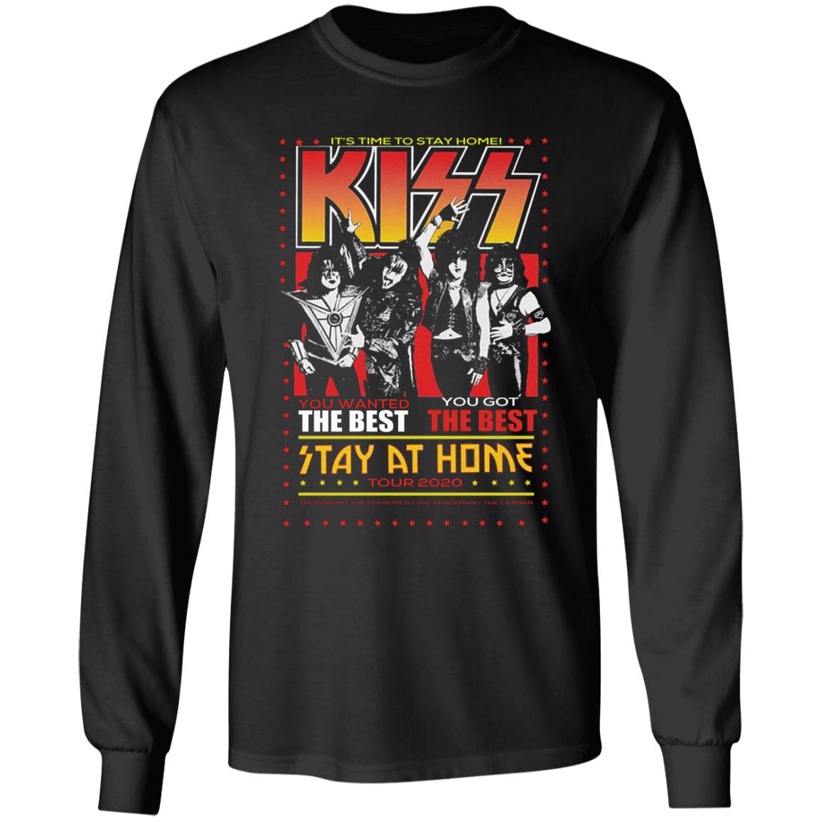 Kiss Launches Stay At Home T Shirts Hoodie Sweatshirt - Teechipus