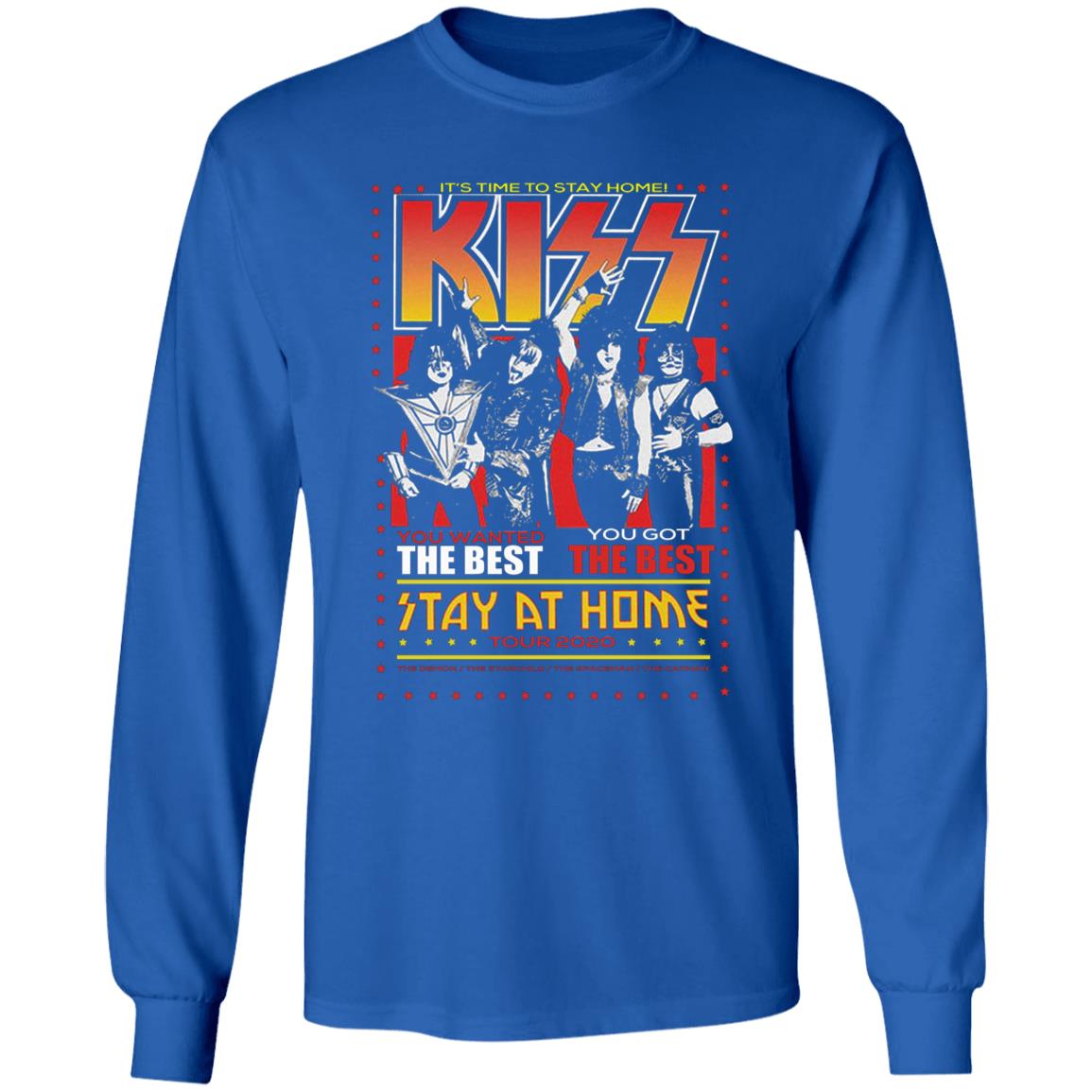 Kiss Launches Stay At Home T Shirts Hoodie Sweatshirt - Teechipus